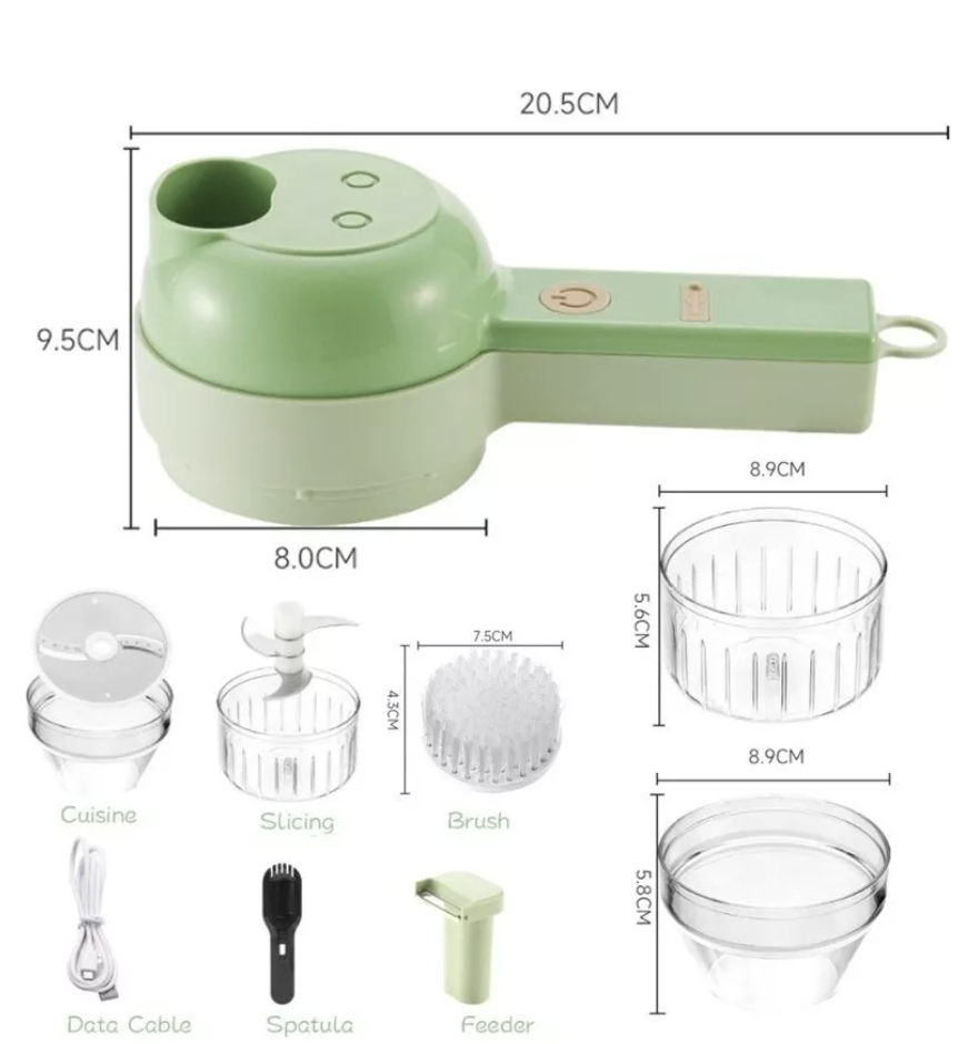 Picador Eléctrico Portátil 4 EN 1